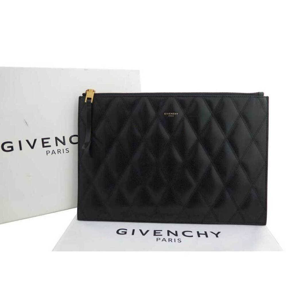 Givenchy Bag Black Leather Clutch Shoulder